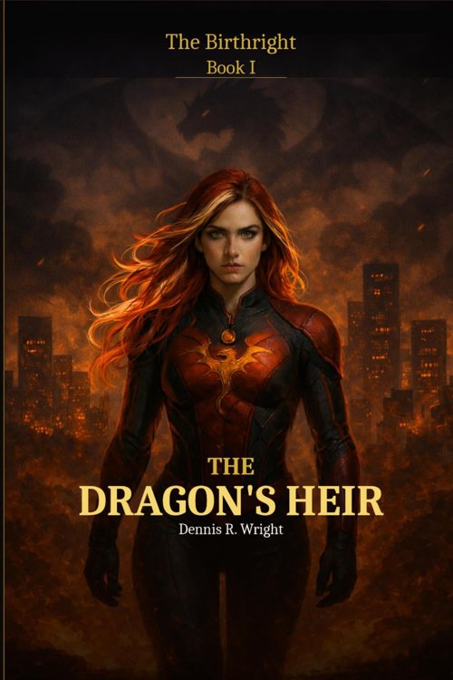 Cover of The Dragon's Heir: Birthright, Book One, by Dennis R. Wright